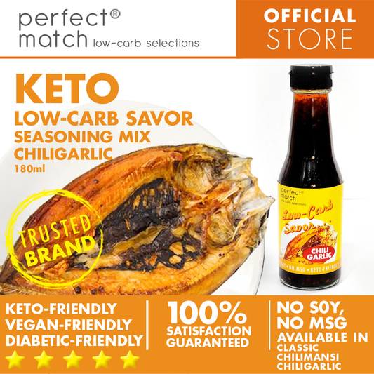PerfectMatch Low-carb® I Savor Liquid Seasoning Chili Garlic  l Keto-friendly l Vegan-Friendly l Diabetic-Friendly l 180ml