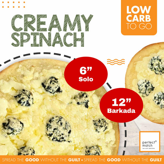 PerfectMatch Low-carb® I Creamy Spinach Low-carb Pizza
