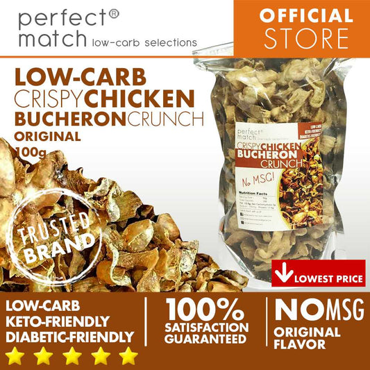 PerfectMatch Low-carb® l Chicken Butcheron Crunch l Original I Keto-friendly l 100 grams