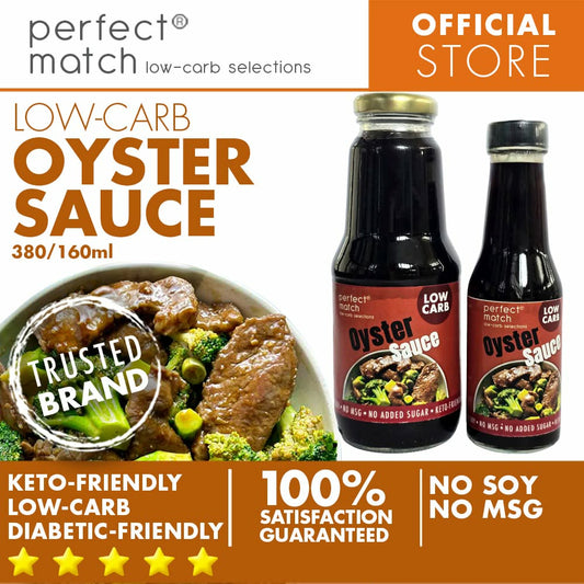 PerfectMatch Low-carb® I Oyster Sauce l Keto-friendly l NO Added Sugar l NO SOY I NO MSG