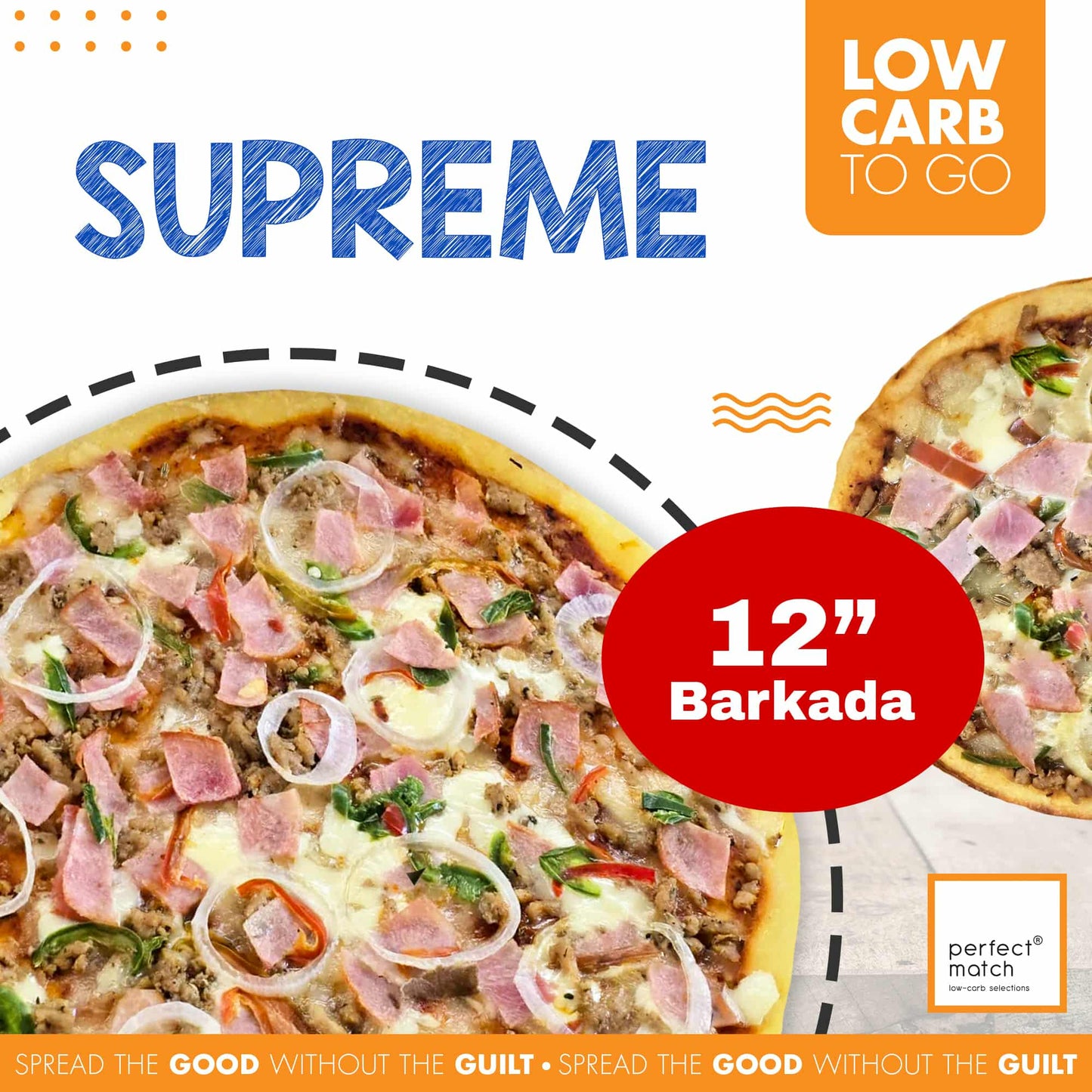 PerfectMatch Low-carb® I Supreme Low-carb Pizza