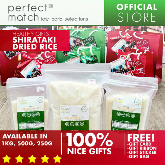 PerfectMatch Low-carb® l Healthy Gifts l Shirataki Dried Rice Collection