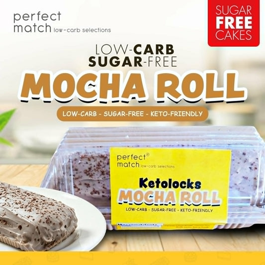PerfectMatch Low-carb® I Low-carb Sugar-free Mocha Roll