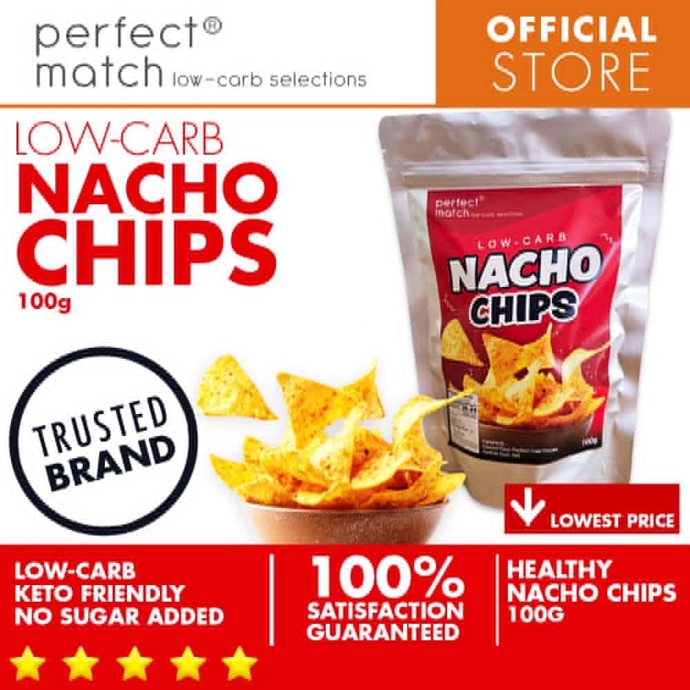 PerfectMatch Low-carb® I Nacho Chips I Keto-friendly I Low-Carb I 200g