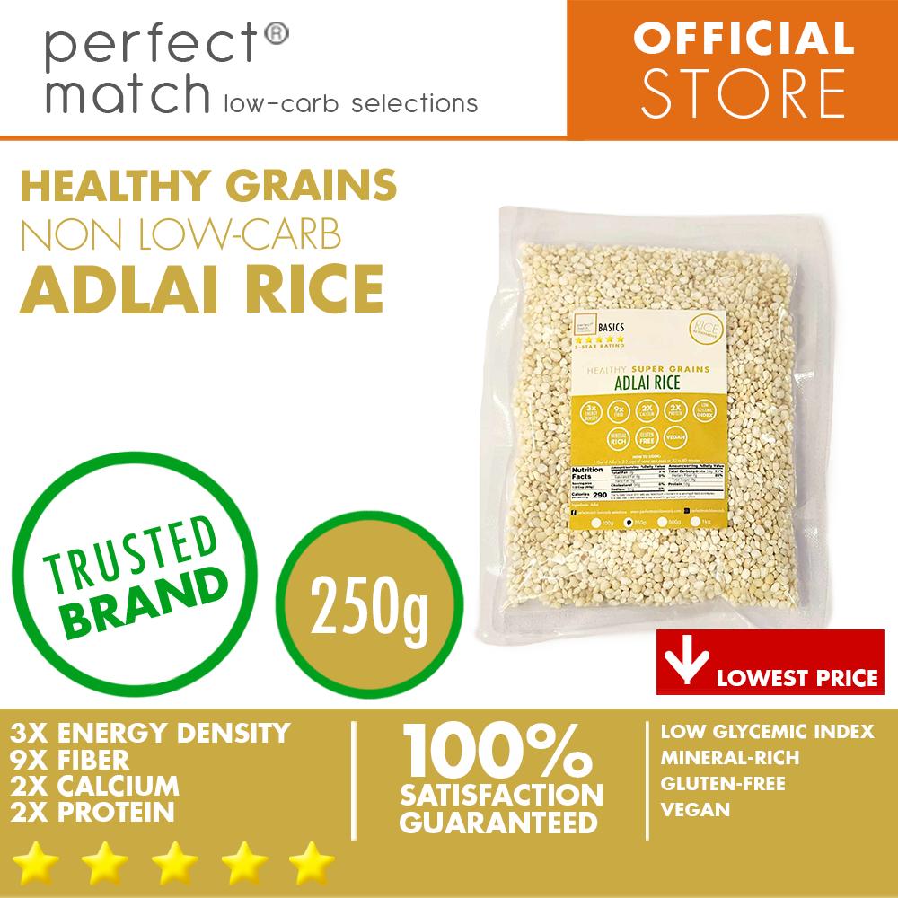 PerfectMatch Low-carb® | Adlai Rice | Healthy Super Grain | Low Glycemic Index | Gluten-Free | Vegan | Rich in Minerals