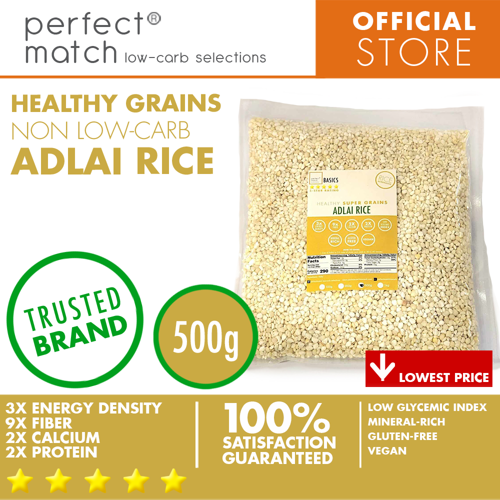 PerfectMatch Low-carb® | Adlai Rice | Healthy Super Grain | Low Glycemic Index | Gluten-Free | Vegan | Rich in Minerals
