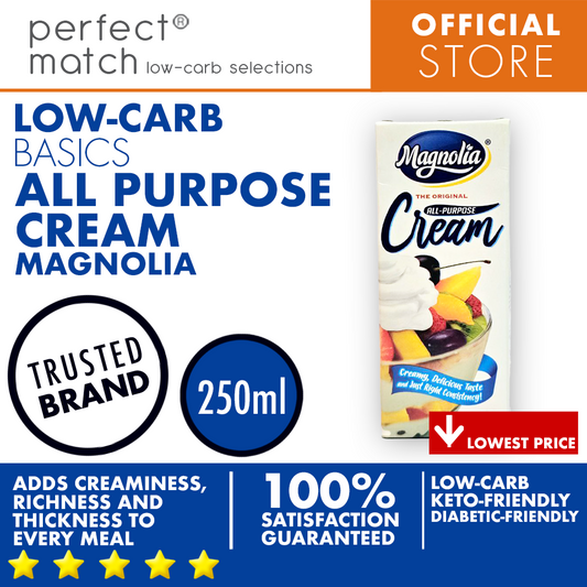 PerfectMatch Low-carb® I Magnolia All Purpose Cream I Low-carb I Keto-friendly I 250ml