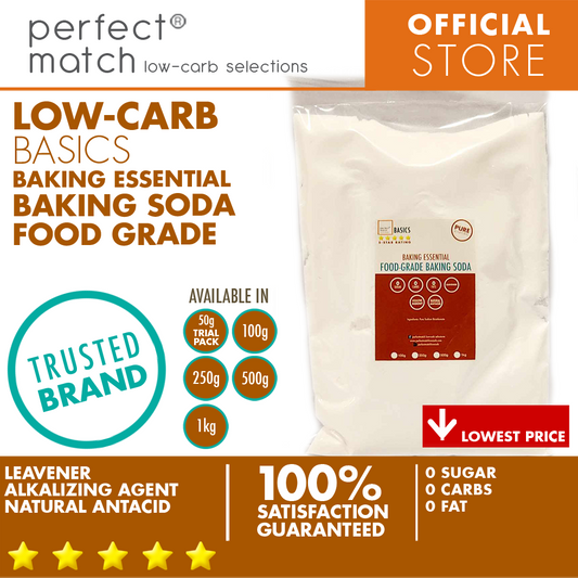 PerfectMatch Low-carb l Baking Soda | Food-Grade | Pure and Natural | Baking Essential