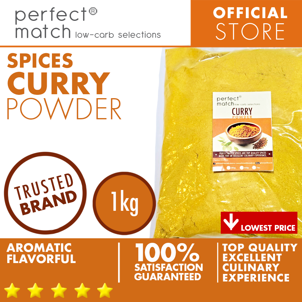 PerfectMatch Low-carb® I Curry Powder I Organic Spices I Top Quality Spices