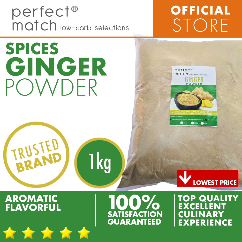 PerfectMatch Low-carb® I Ginger Powder I Organic Spices I Top Quality Spices