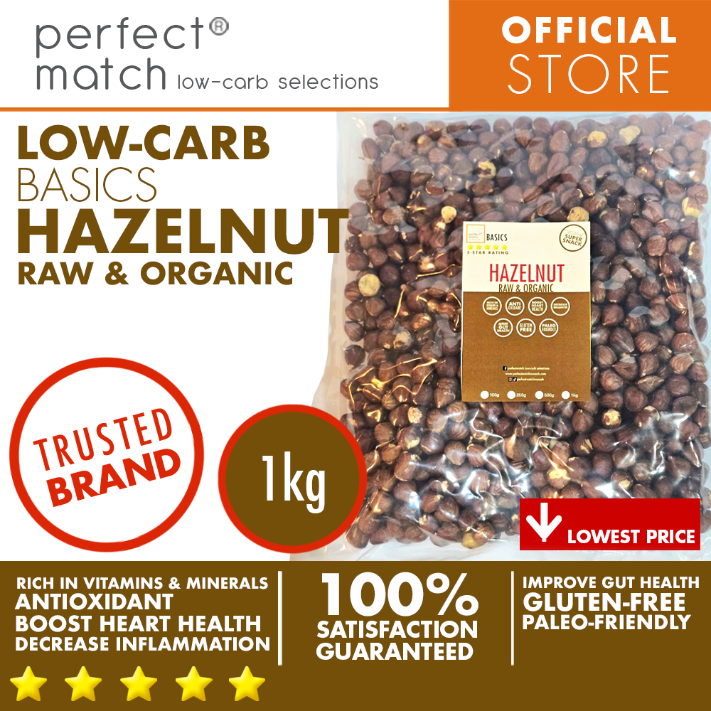 PerfectMatch Low-carb® I Raw Hazelnut I Low-carb I Keto-friendly I Gluten Free