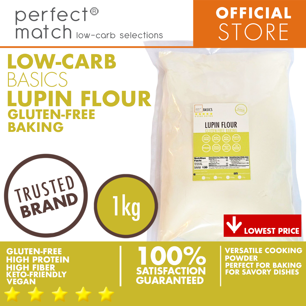 PerfectMatch Low-carb® I Lupin Flour I Gluten Free Baking I High Fiber I Low-carb I Keto Friendly