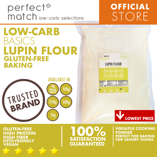 PerfectMatch Low-carb® I Lupin Flour I Gluten Free Baking I High Fiber I Low-carb I Keto Friendly