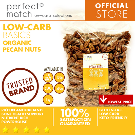 PerfectMatch Low-carb® | Pecan Nuts | Antioxidants l Keto-friendly | Gluten-free