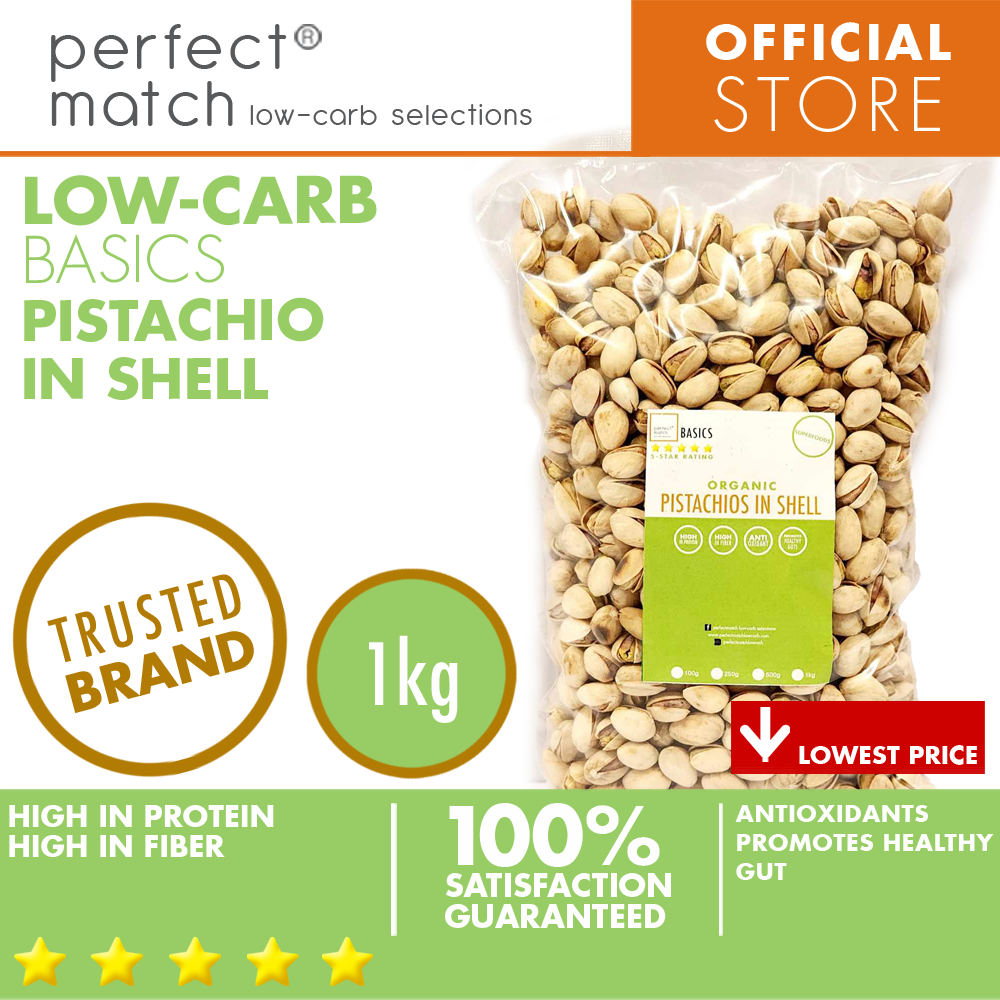 PerfectMatch Low-carb® | Pistachio Shelled | High in Protein | High in Fiber