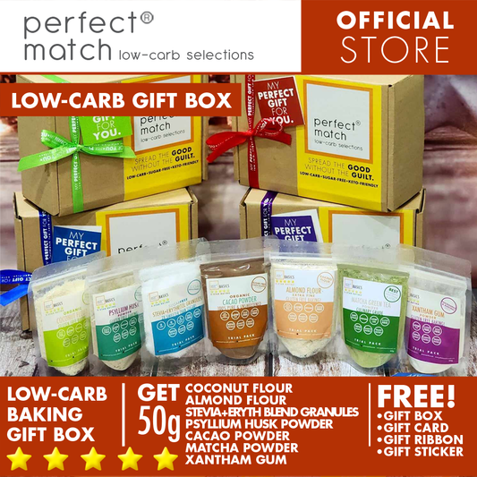 PerfectMatch Low-carb® I Healthy Gift Set l Baking Essentials Gift Box Collection l Low-carb l Keto-Friendly l Sugar-Free
