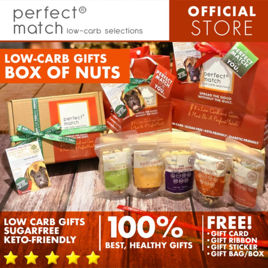 PerfectMatch Low-carb® l Healthy Gifts l Nuts Gift Box Collection l Low-carb l Keto-Friendly l Sugar-Free