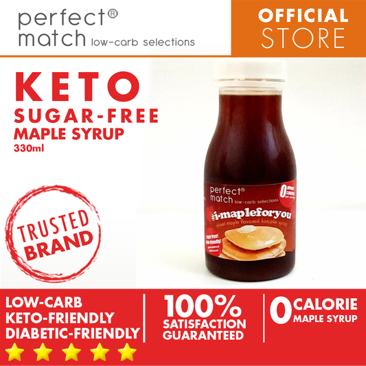 PerfectMatch Low-carb l Keto Maple Syrup l I-mapleforyou 330ml l Sugarfree