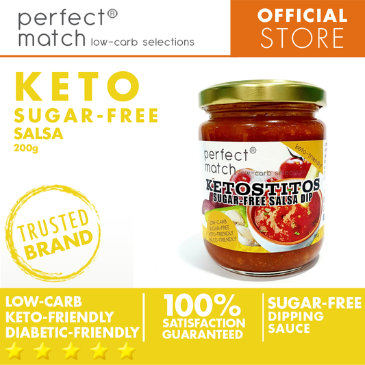 PerfectMatch Low-carb I Keto Salsa Dip l Ketostitos 200g l Sugar-Free