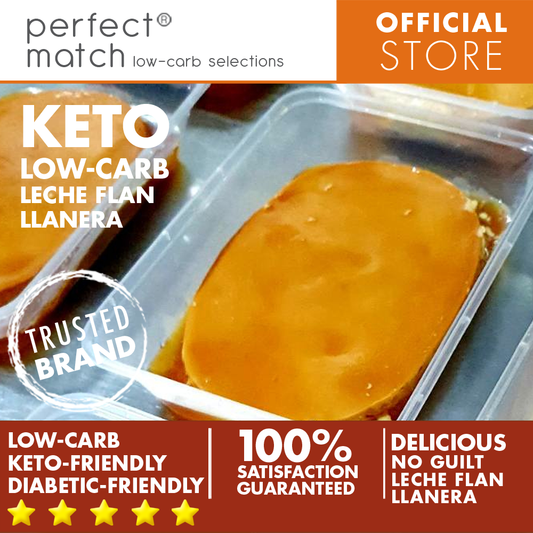 PerfectMatch Low-carb® l Keto Leche Flan l Sugarfree l Glutenfree l Llanera