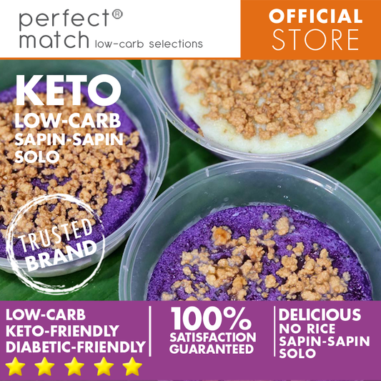 PerfectMatch Low-carb® I Keto Sapin Sapin l No Rice  l Sugar-free l Solo