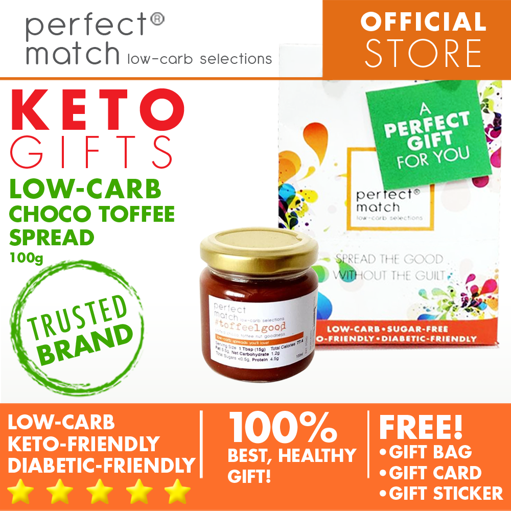 PerfectMatch Low-carb® l Healthy Gift Set l Keto Sugar-Free Spreads l 100grams