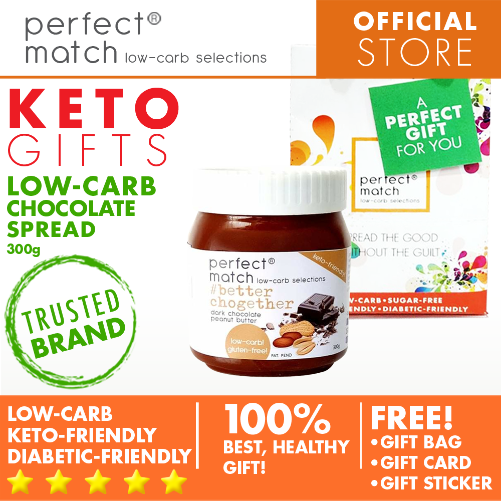 PerfectMatch Low-carb® l Healthy Gift Set l Keto Sugar-Free Spreads l 300grams
