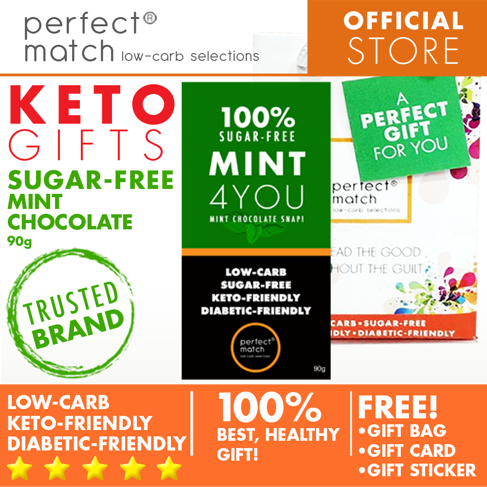 PerfectMatch Low-carb® l Healthy Gift Set l Keto Sugar-Free Chocolate Bar l 90grams