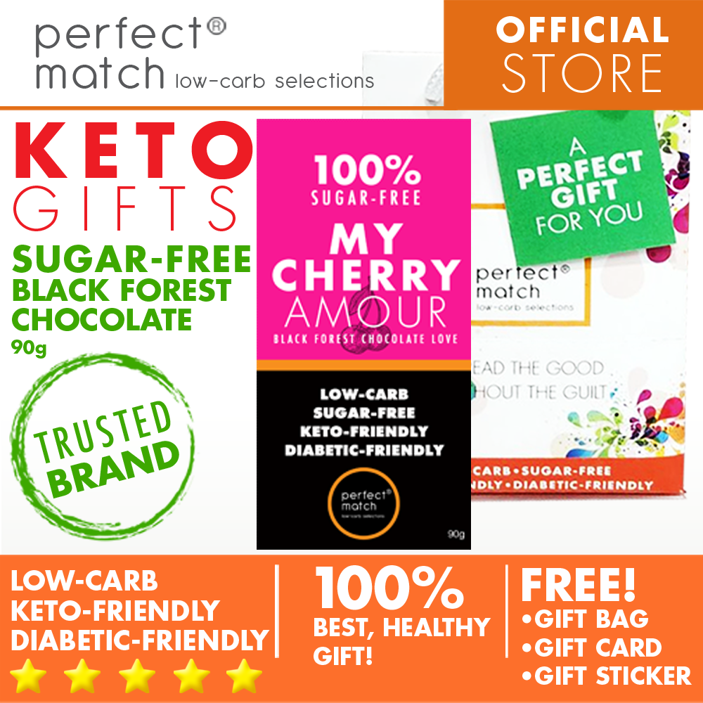 PerfectMatch Low-carb® l Healthy Gift Set l Keto Sugar-Free Chocolate Bar l 90grams