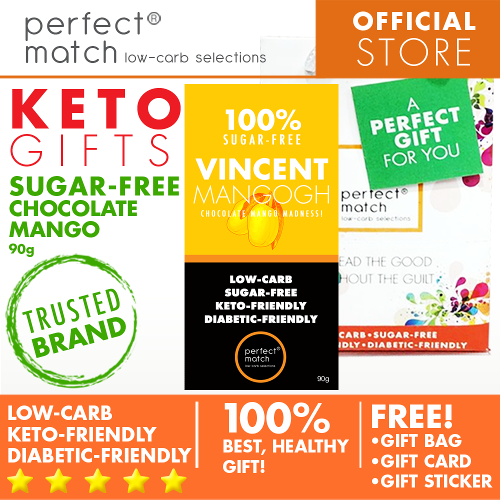 PerfectMatch Low-carb® l Healthy Gift Set l Keto Sugar-Free Chocolate Bar l 90grams