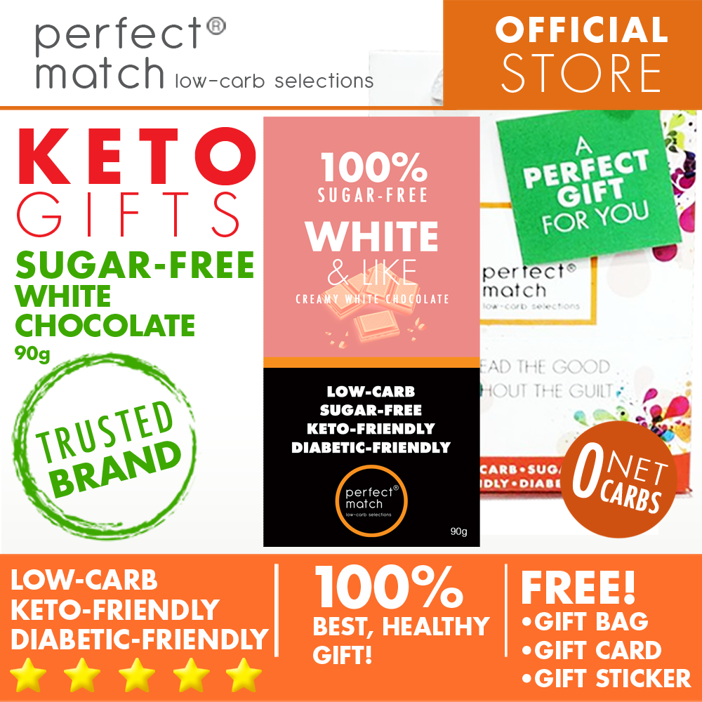 PerfectMatch Low-carb® l Healthy Gift Set l Keto Sugar-Free Chocolate Bar l 90grams