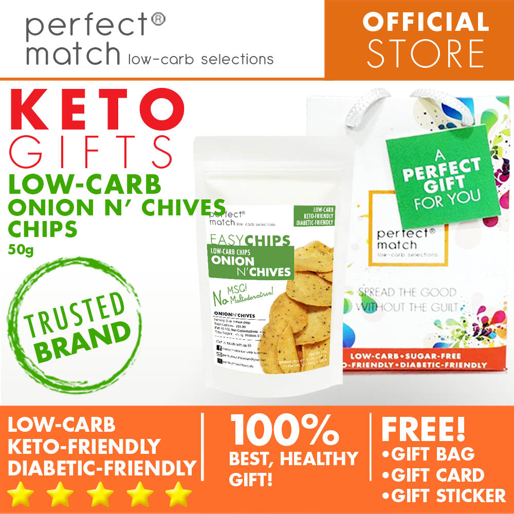 PerfectMatch Low-carb® l Healthy Gift Set l Keto Sugar-Free Chips l 50grams
