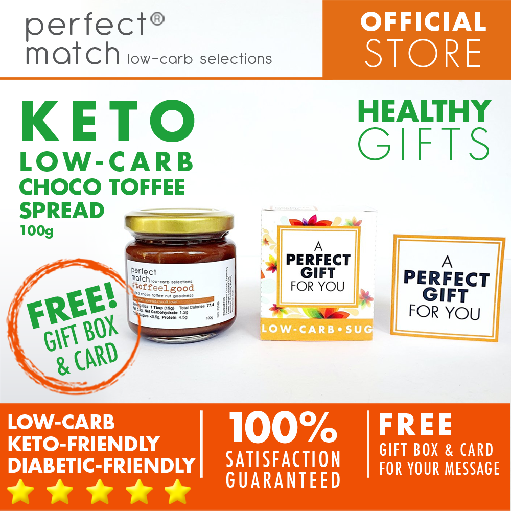 PerfectMatch Low-carb l Keto Gift l Spread Gift Set 100g l Sugarfree