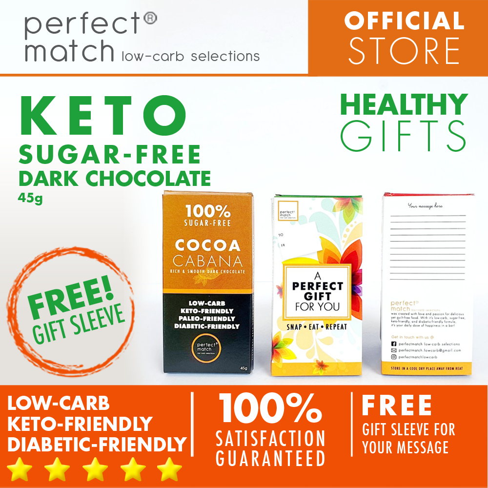 PerfectMatch Low-carb l Keto Gift l Chocolate Gift Set 45g l Sugarfree