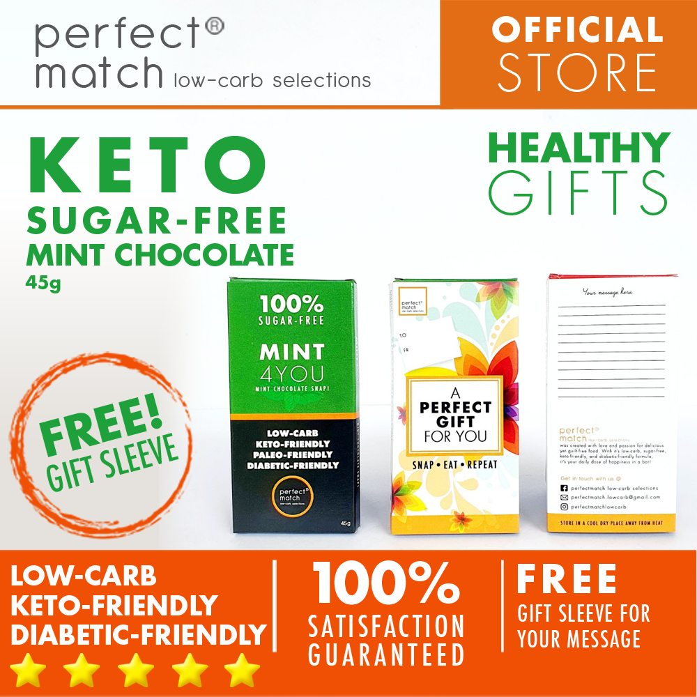 PerfectMatch Low-carb l Keto Gift l Chocolate Gift Set 45g l Sugarfree