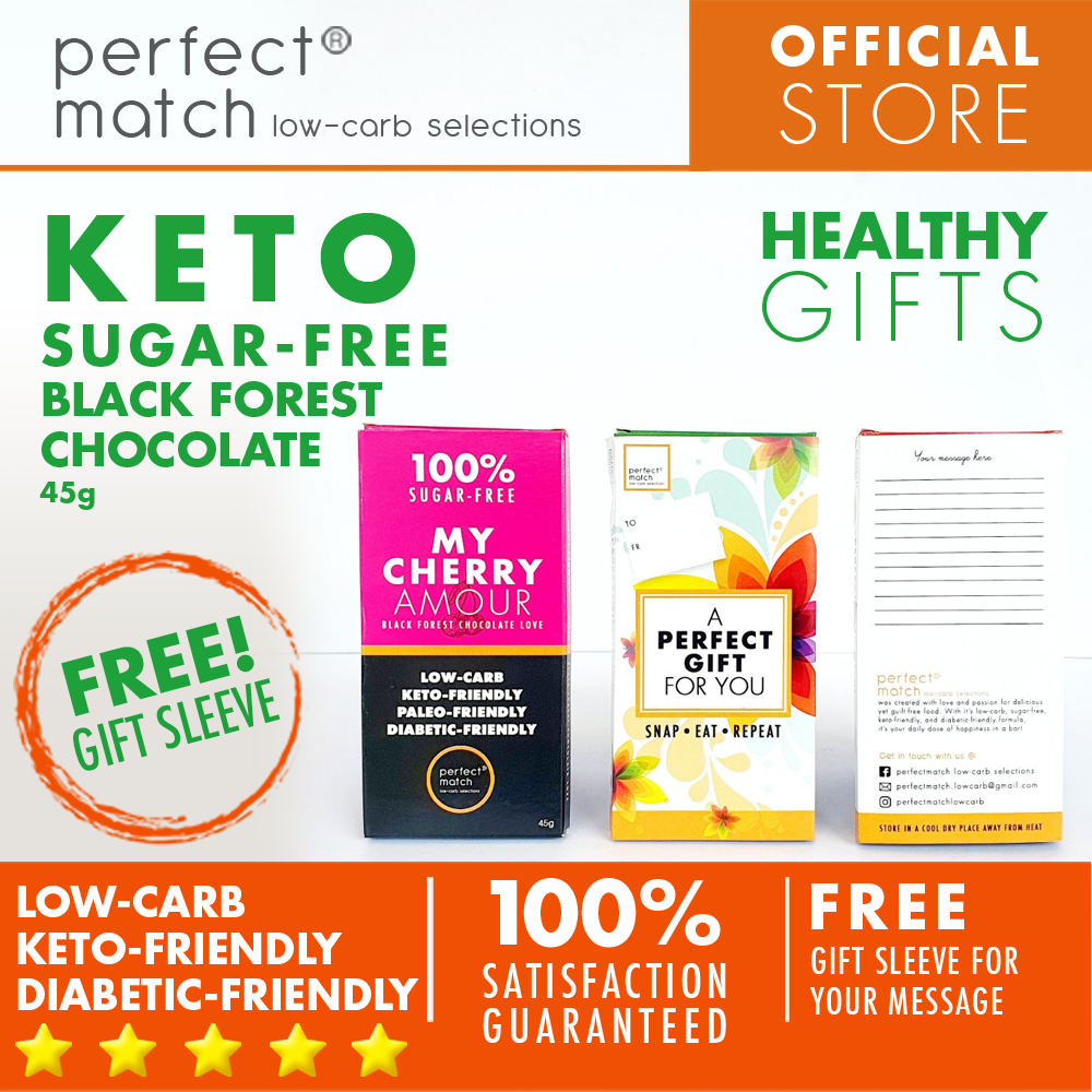 PerfectMatch Low-carb l Keto Gift l Chocolate Gift Set 45g l Sugarfree