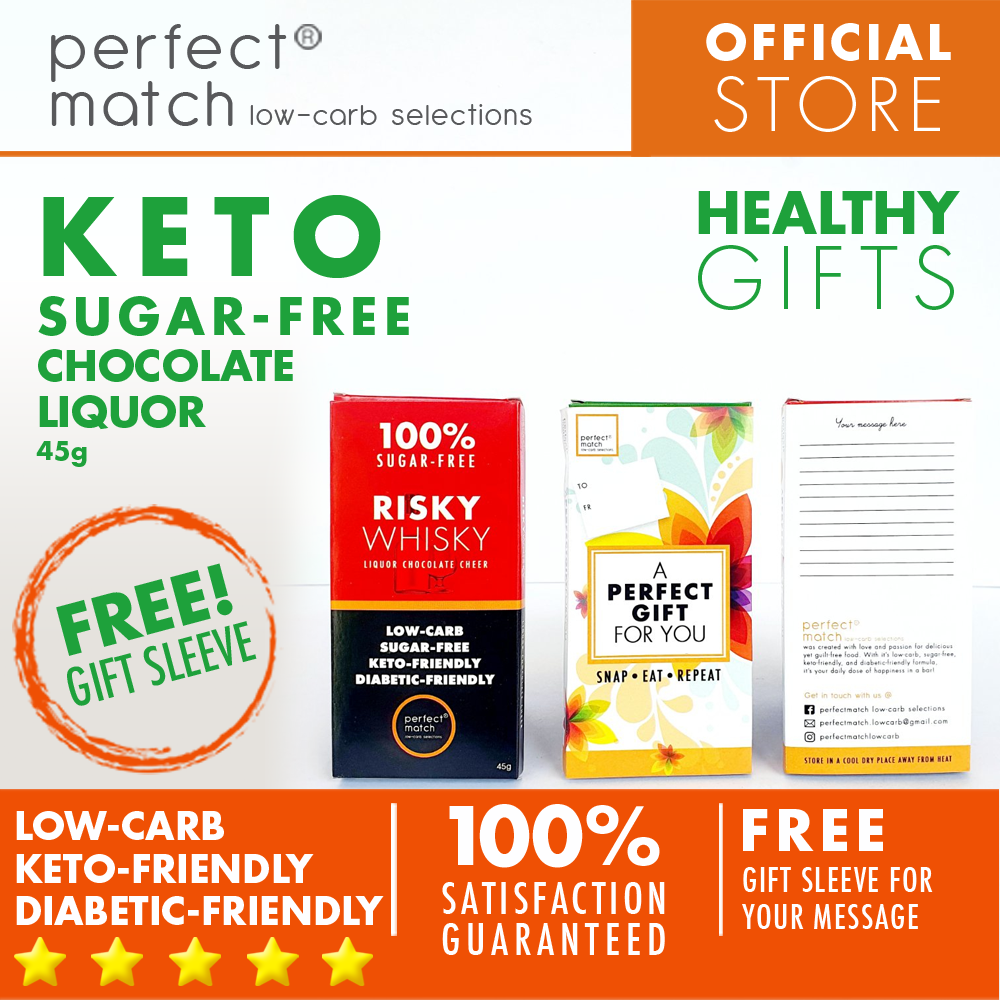PerfectMatch Low-carb l Keto Gift l Chocolate Gift Set 45g l Sugarfree