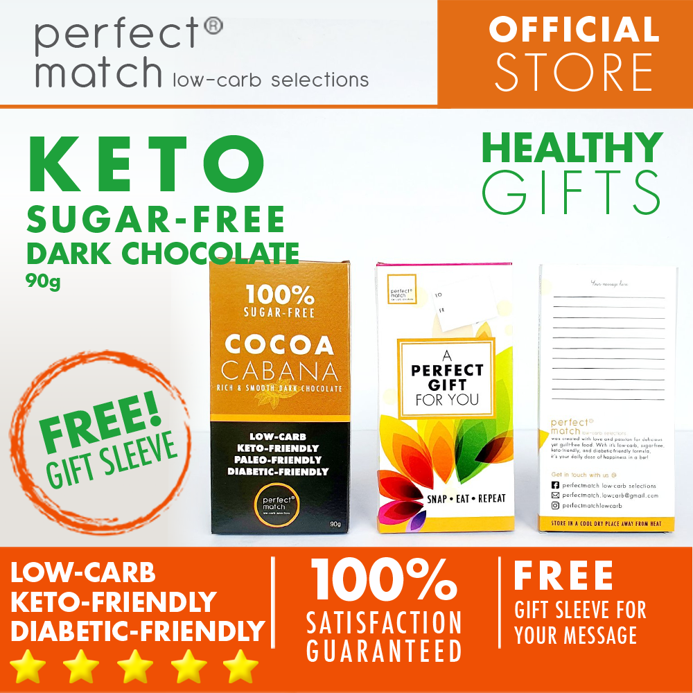 PerfectMatch Low-carb l Keto Gift l Chocolate Gift Set 90g l Sugarfree