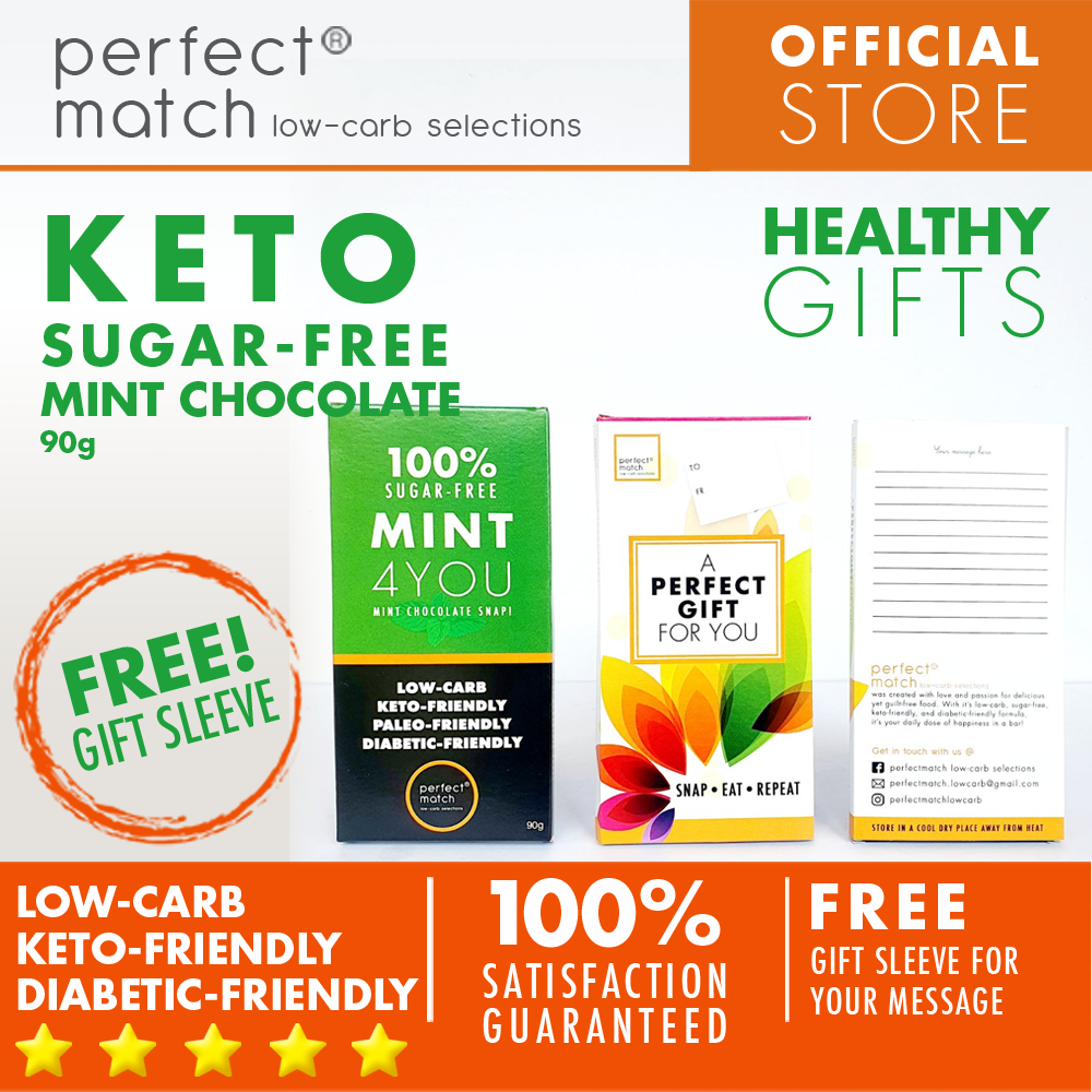 PerfectMatch Low-carb l Keto Gift l Chocolate Gift Set 90g l Sugarfree