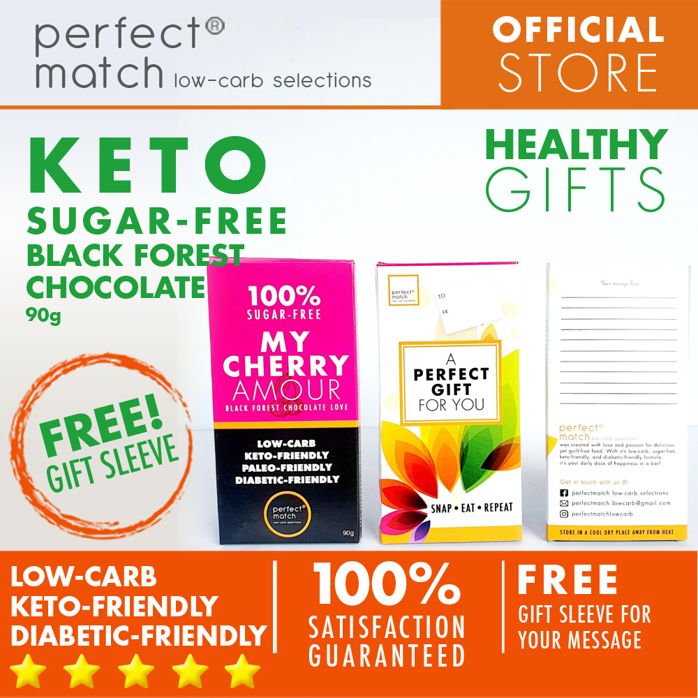 PerfectMatch Low-carb l Keto Gift l Chocolate Gift Set 90g l Sugarfree