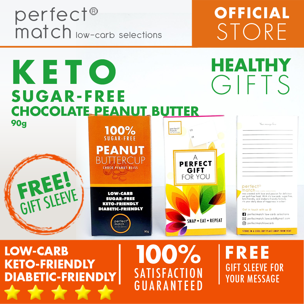 PerfectMatch Low-carb l Keto Gift l Chocolate Gift Set 90g l Sugarfree