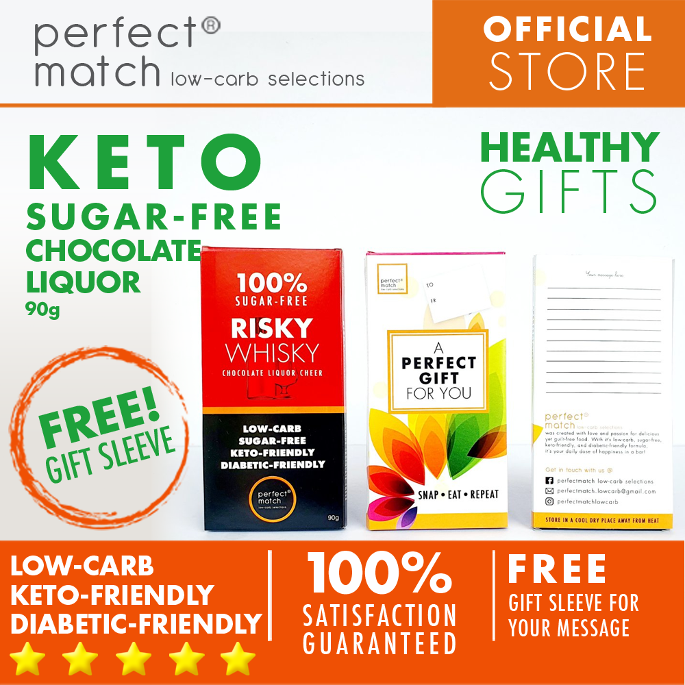 PerfectMatch Low-carb l Keto Gift l Chocolate Gift Set 90g l Sugarfree