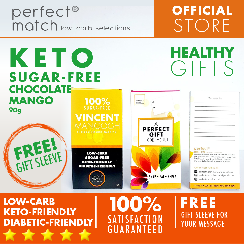 PerfectMatch Low-carb l Keto Gift l Chocolate Gift Set 90g l Sugarfree