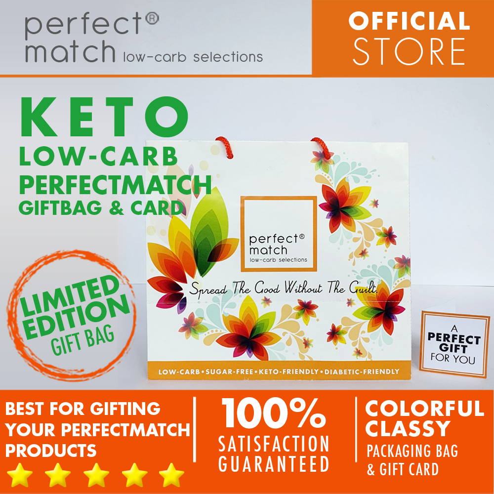 PerfectMatch Low-carb l Colorful Keto Gift Bag and Gift Card
