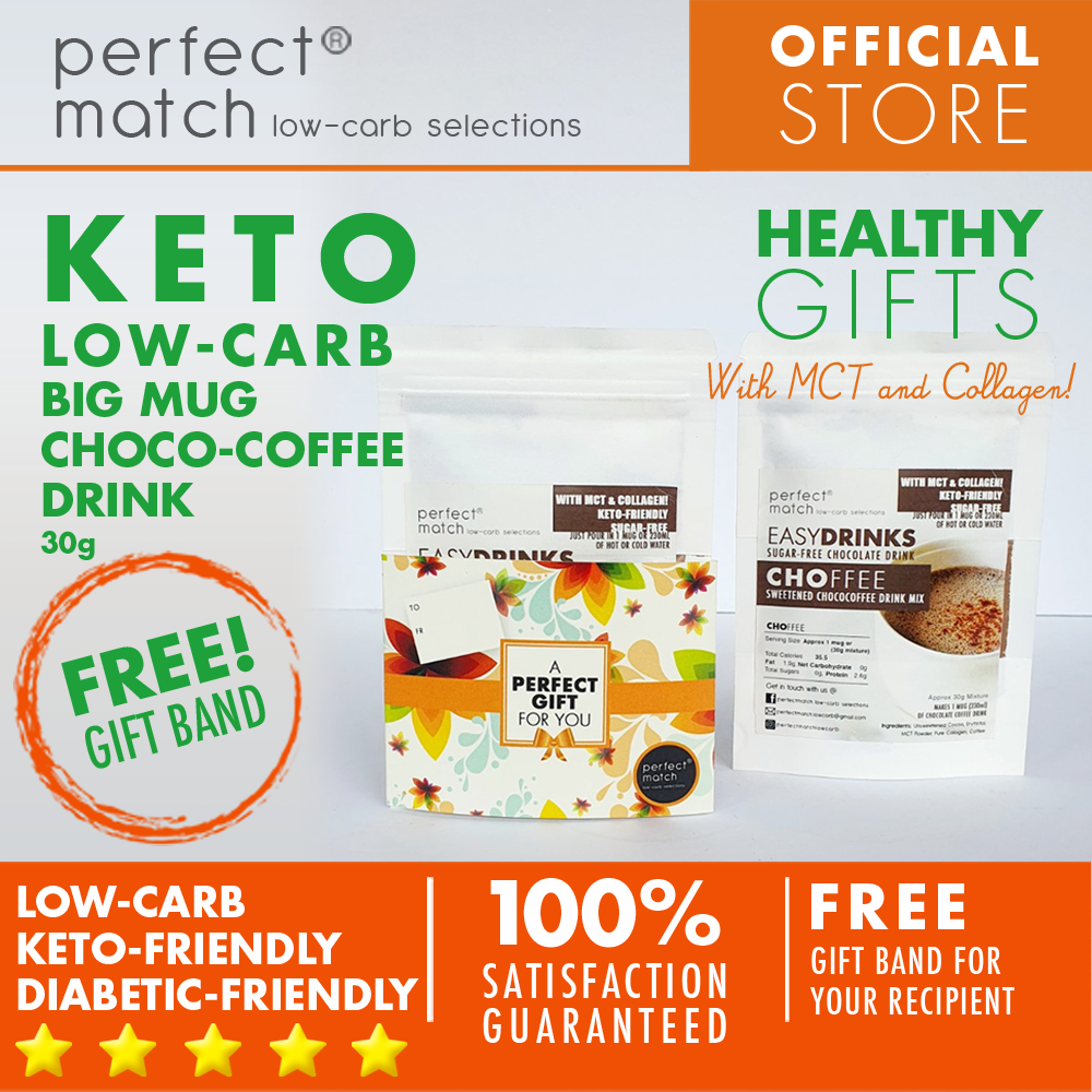 PerfectMatch Low-carb l Keto Gift Set l Chocolate Drink 30g l Sugarfree