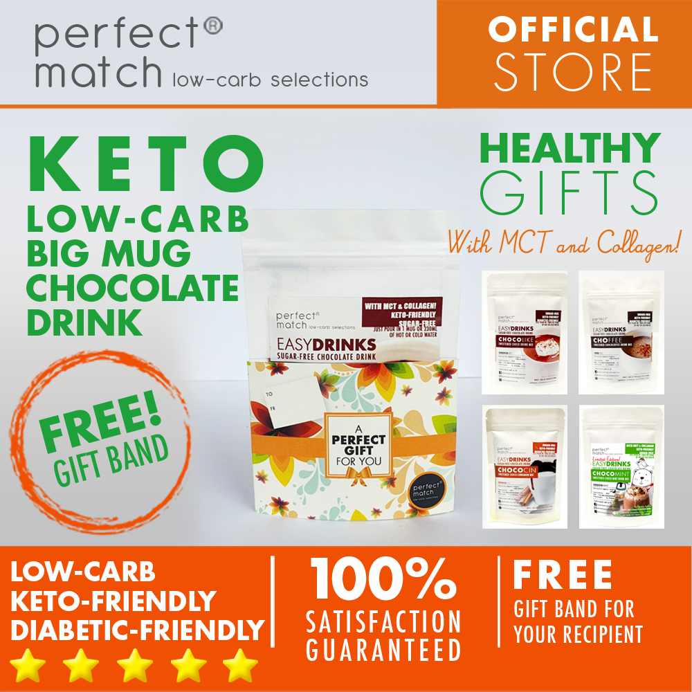 PerfectMatch Low-carb l Keto Gift Set l Chocolate Drink 30g l Sugarfree