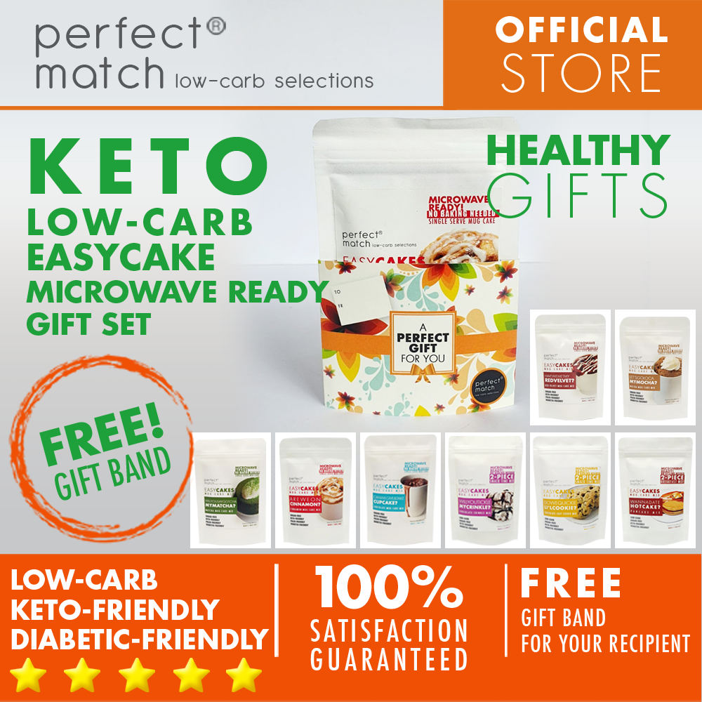 PerfectMatch Low-carb l Keto Gift Set l Cake and Bake Mixes 50g l Sugarfree