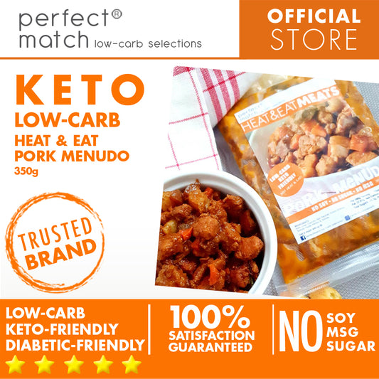 PerfectMatch Low-carb l Heat & Eat l Keto Pork Menudo l  No Soy  l No Sugar l  No MSG  l 350g