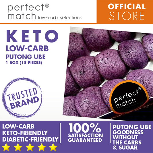 PerfectMatch Low-carb l Keto Putong Ube l 15 Pieces