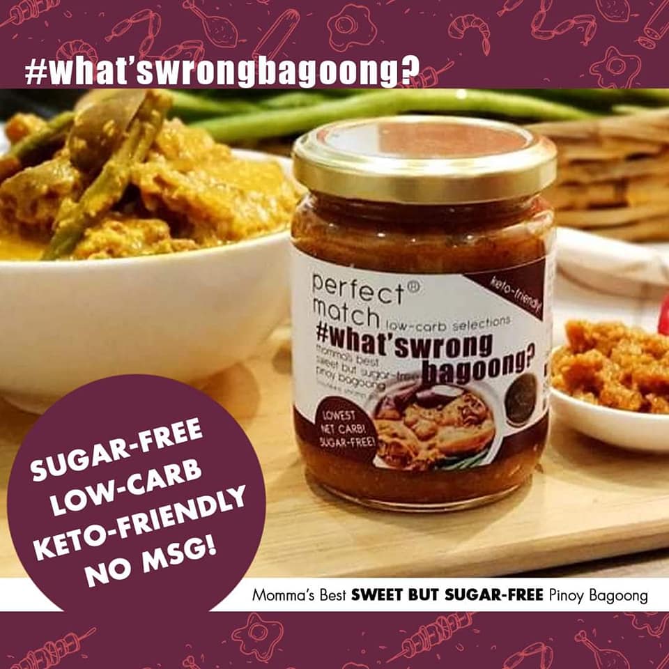 PerfectMatch Low-carb l Keto Sugar-Free Bagoong l What’swrongbagoong 220ml l Sugarfree